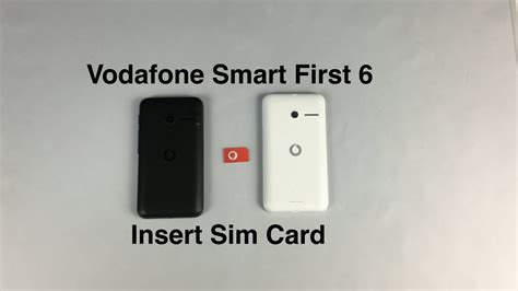 vodafone smart first 6 how to put sim card|vodafone set up phone.